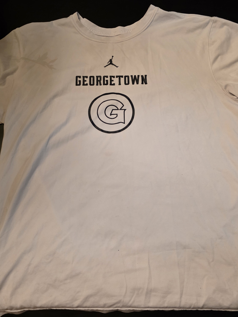 Nike Georgetown White Womens Basketball Short Sleeve Graphic Tee